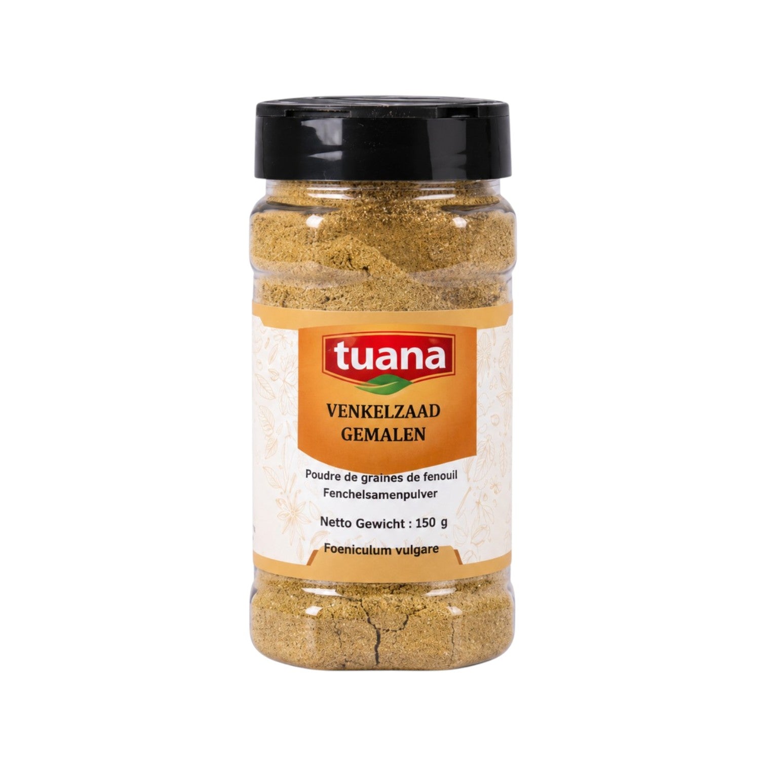 Tuana Venkelzaad Gemalen – gemalen venkelzaad met zoete anijssmaak voor brood, vlees, vis, sauzen en bakgerechten