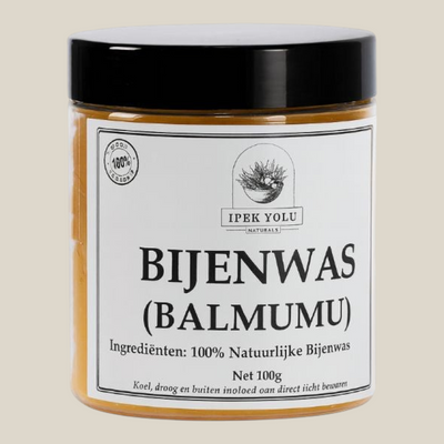TuanaShop BV 100g pot met 100% natuurlijke biologische bijenwas voor cosmetica en kaarsen