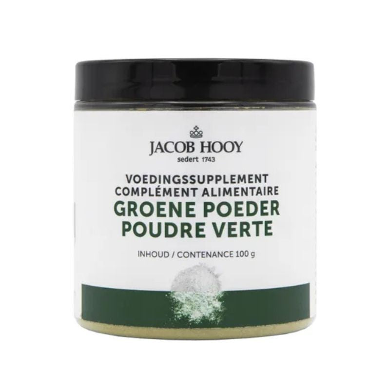 Groene poeder pot 100 gram