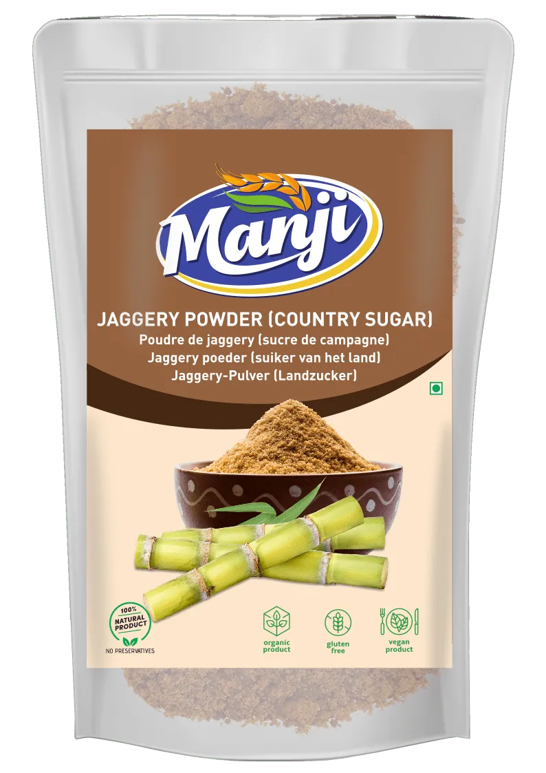 Manji Jaggery Poeder Land Suiker Rietsuiker Poeder – Land Suiker