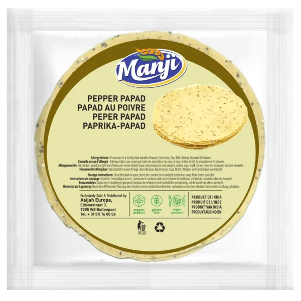 Manji Peper Papad