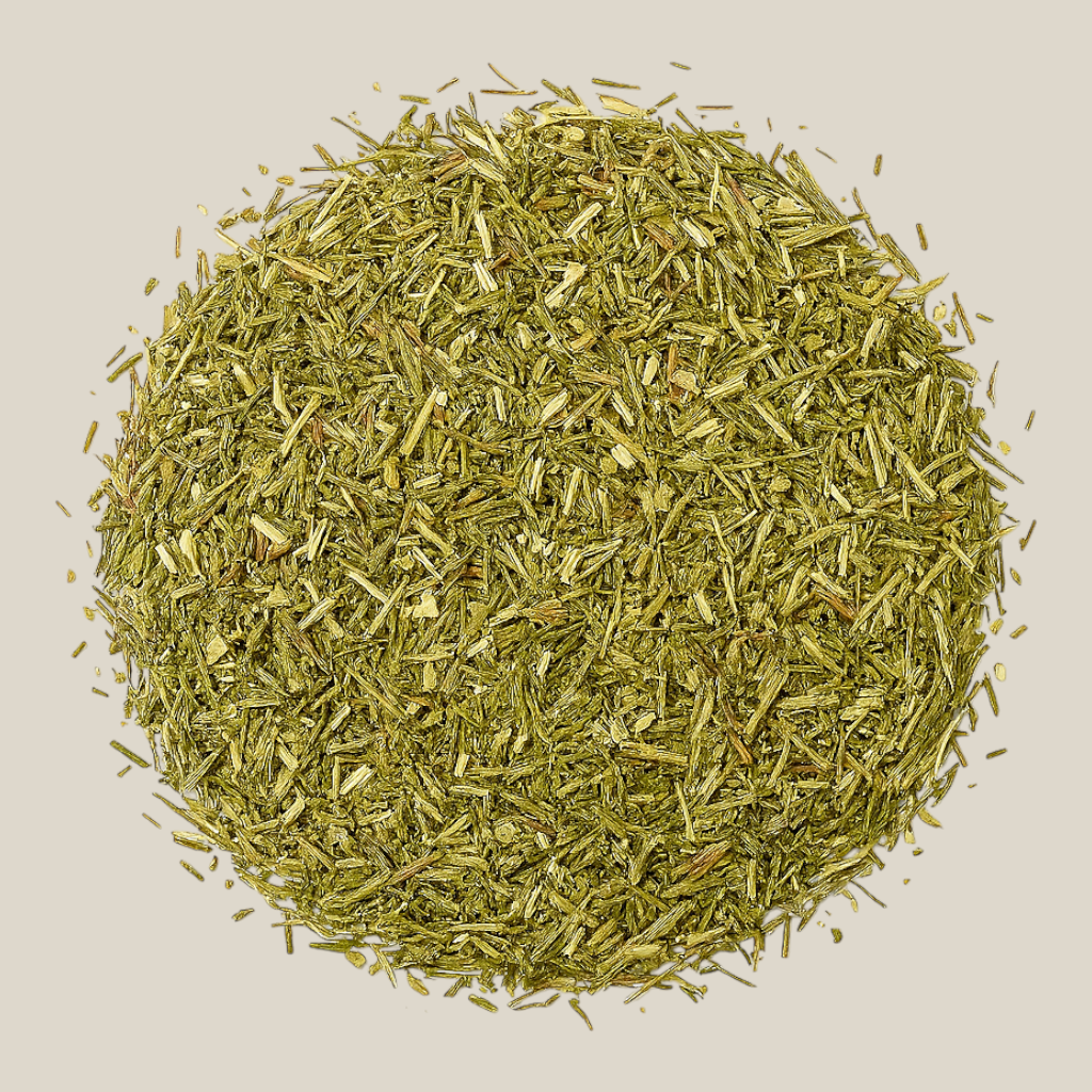 TuanaShop BV groene rooibos thee met een grove snit, gedroogde groene theeblaadjes uit Zuid-Afrika