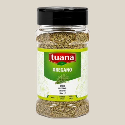 TuanaShop BV pot met gedroogde gesneden oregano kruiden voor mediterrane gerechten